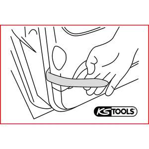 KS TOOLS Juego de cuñas de palanca de plástico, 5 piezas - Product Image 2