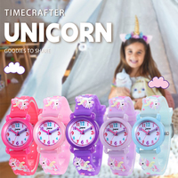 Montre Sportive Analogique à Quartz Étanche Personnalisée par le Fabricant pour Enfants Garçons Filles, Montre-Bracelet Bébé Tendance OEM avec Motif Dessin Animé