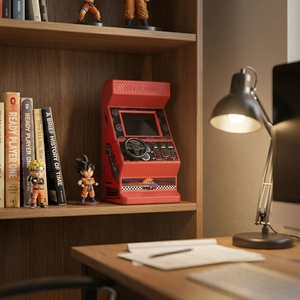 Console de <span class=keywords><strong>jeu</strong></span> d'arcade GAMINJA Mini 8 bits avec 256 jeux intégrés sans licence, design classique, décoration de table rétro, usine source OEM/ODM - Product Image 4