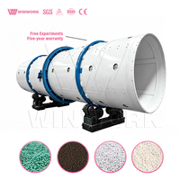 Granulateur rotatif à tambour pour engrais NPK WINWORK, haute performance, entièrement automatique, haute productivité, capacité de 1 à 20 T/H pour l'agriculture