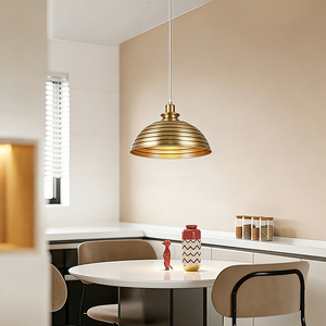 Lámpara Colgante Náutica Moderna de Cobre Negro Dorado, Lámpara Individual Ancha para Bar y Restaurante, Decoración de Iluminación con Accesorios Marinos - Product Image 1