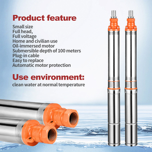 <span class=keywords><strong>Pompe</strong></span> à eau submersible en acier inoxydable 220V Nouveau produit pour l'irrigation des puits profonds - Product Image 3