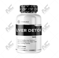 Nutricore Yetişkin Spor Beslenmesi Karaciğer Detoks Tabletleri NAC Devedikeni Ekstresi 60 Tablet Karaciğer Koruması için Sağlık Takviyesi