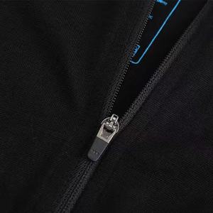 ออกแบบโลโก้ตามสั่ง ผ้าถักด็อบบี้ ODM น้ำหนัก 220 กรัม เสื้อแขนยาวผู้ชาย ซิปครึ่งตัว ระบายอากาศ ยืดหยุ่น เหมาะสำหรับกิจกรรมกลางแจ้ง ฤดูใบไม้ผลิและฤดูใบไม้ร่วง - Product Image 5