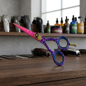 Tijeras de Peluquería Profesionales ASAP para Diestros, de Mango Largo, Punta Redonda, Acero Inoxidable, Calidad de Salón, Belleza Sostenible - Product Image 2