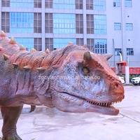 Carnotaure animatronique en métal durable pour la location d'événements en parc et l'utilisation dans les centres commerciaux |   Décoration d'Halloween