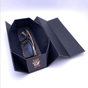 Custodie per occhiali da sole rettangolari in <span class=keywords><strong>carta</strong></span> cornici ottiche scatola per occhiali trasparente custodia per occhiali da imballaggio <span class=keywords><strong>porta</strong></span> accessori Design personalizzato - Product Image 2