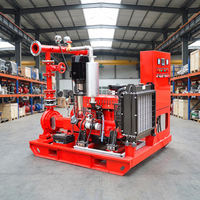 Estación de Bombeo Eléctrica Automática XBC para Extinción de Incendios con Hidrante y Fuente de Alimentación de Motor Diésel