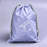 Sac de sport promotionnel personnalisé avec logo, en non-tissé recyclable, motif dessin animé, cordon de serrage, prix usine, petite pochette de sport pour enfants, extérieur