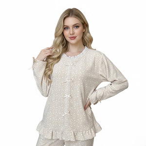 Ensemble de vêtements de détente en velours Sea Island super doux 350g, anti-statique, respirant, en polaire, pour femmes, chaleur hivernale - Product Image 1