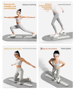 Tabla de Fitness Multifuncional RS con Rieles Deslizantes para Entrenamiento de Cuerpo Completo, Esculpir <span class=keywords><strong>Piernas</strong></span> y Fortalecer el Core, Equipo de Gimnasio <span class=keywords><strong>en</strong></span> <span class=keywords><strong>Casa</strong></span> - Product Image 3