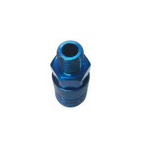 Blue Pneumatic Quick Coupling 1/4 Npt External Thread Connector For Air Tools - Product Image 4