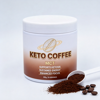 Poudre de café Keto MCT OEM ODM pour soutenir l'énergie et la concentration, personnalisable