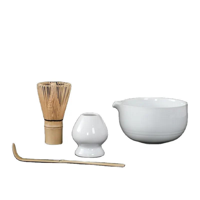 Hot Sale Matcha Tea Set Kit Matcha Whisk Holder Spoon Bowl Cup Matcha Whisk Bamboo Coffee Tea Sets