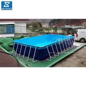 <span class=keywords><strong>Piscina</strong></span> <span class=keywords><strong>desmontable</strong></span> de acero con marco de Metal, grande, comercial, para Parque Acuático sobre el suelo - Product Image 4