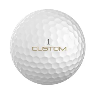 Custom made üreticileri kaliteli beyaz eğitim toplu sürüş aralığı golf turnuvası topları