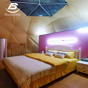 6M sang trọng hạng nặng 3 người glamping geodesic mái vòm Lều | khách sạn nghỉ mát, bên vườn & Ngoài trời tán nơi trú ẩn - Product Image 6