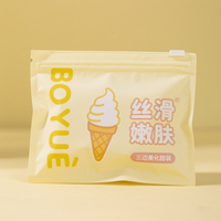 Sachet souple, flexible, résistant aux déchirures, laminé, à trois soudures latérales, avec doublure haute barrière pour emballages de comprimés médicaux