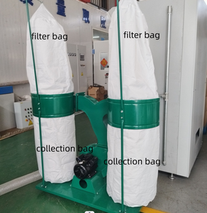 Allway mới chế biến gỗ đôi xi lanh 3KW 4HP công nghiệp bột gỗ bụi túi bụi thu Lọc extractor - Product Image 2