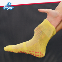 Chaussettes antidérapantes en silicone gonflables pour trampoline de terrain de jeu intérieur, prêtes à être expédiées