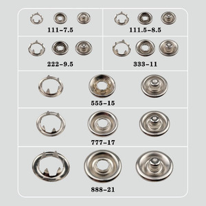 2025 Bán Buôn Tùy Chỉnh 7Mm Kim Loại Vòng Snaps Thép Không Gỉ Prong <span class=keywords><strong>Snap</strong></span> Nút Mạ Hollow Năm Móng Vuốt Nút Cho Quần Áo Trẻ Em - Product Image 6