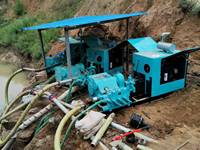 Pompe à boue pour forage horizontal directionnel sans tranchée CITC BW 1500, grande capacité, générateur diesel, testée plus de 5 ans