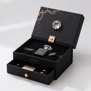 Factory Wholesale Customizable Exquisite Paper <b>Boxes</b> for Perfume Cosmetics Excellent Gift Idea Embossing Sponge Lining Eye Cream - Product Image 1