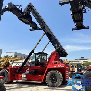 Chariot élévateur conteneurisé Kalmar Reachstacker d'occasion de 45 tonnes en bon état, à prix abordable, avec moteur et roulements, à vendre - Product Image 2