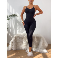 Ensemble de sport pour femme : short et crop top sans coutures, respirants, en Spandex/Polyester, pour le yoga et la gym