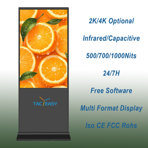 Kiosco Digital Android 4K UHD con Funcionamiento Continuo 24/7, Impresora y Escáner Opcionales, Kiosco Táctil de Autoservicio para Bancos - Product Image 1