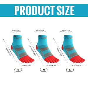 WRELS Vente en gros de chaussettes à cinq <span class=keywords><strong>doigts</strong></span> Coolmax, confortables, respirantes, antidérapantes, unisexes, chaussettes de course professionnelles avec grip pour les orteils - Product Image 6