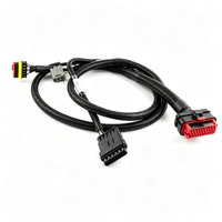 Cable plano rojo con pestillo de bloqueo para HDD SSD, placa base de PC, cable plano de extensión, cable de datos de 6Gbps