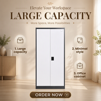 Armoire de classement en acier KD démontable, meuble de rangement métallique, mobilier de bureau, couleur personnalisée, vente en gros