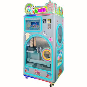 OEM製造工場 紙幣・硬貨対応 カラーファンタジー 小型ビジネス向け 全自動綿菓子自動販売機 - Product Image 2