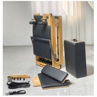 Machine de Pilates Commerciale Portable Reformer Pliable Tour Studio Bois Réglable Écologique Multifonction Santé du Corps