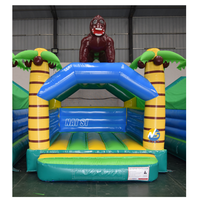 Château gonflable de qualité commerciale Jungle Gorilla pour enfants, avec souffleur