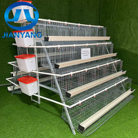 Cage à poules pondeuses manuelle économique de type A, 4 niveaux, 5 portes, pour 160 oiseaux, cage en batterie