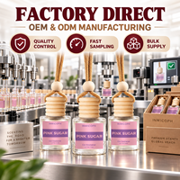 Désodorisant de voiture personnalisé, parfum sucré rose, emballage personnalisé, désodorisant de voiture en gros, cadeau suspendu