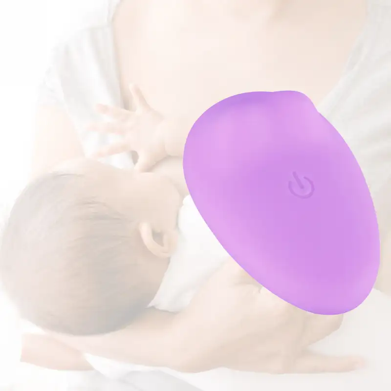 USB şarj edilebilir su geçirmez silikon meme masaj aleti emzirme desteği hemşirelik pompalama anneler