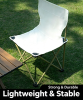 Chaise de camping pliante ultra-légère, tabouret de pêche portable, siège compact pour activités de plein air, voyages, dessin, pêche, artistes