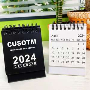 Promotion Gift Custom Simple <b>Small</b> Size Calendar <b>Office</b> Spiral Binding Daily Monthly Printing Mini Calendar Custom Logo - Product Image 1