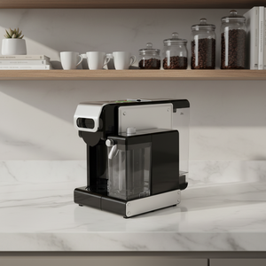 Machine à expresso 4-en-1 à capsules, pompe 20 bars, mousseur à lait, dosettes individuelles pour Latte/Cappuccino, réservoir amovible 0,9 L - Product Image 4