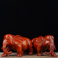 Sculpture d'éléphant en bois de teck à prix d'usine bon marché