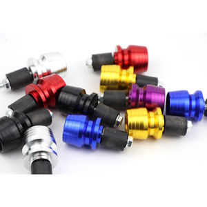 Embouts de guidon universels en aluminium pour moto avec bouchons anti-chute - Product Image 6