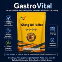 GutVital Probiotique Herbal Stimulant Digestif pour Bétail et Volaille - Favorise l'Appétit, la Santé Intestinale et la Croissance