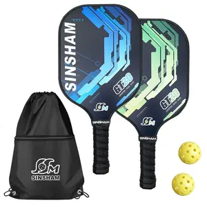 Hot Koop Thermoform T700 Koolstofvezel Grafiet Composiet Custom Logo Pickleball Peddels