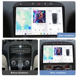 MEKEDE DUDU7 12G + 512G Car-play Car Audio Radio Navegación GPS 2K Pantalla Reproductor multimedia Android <span class=keywords><strong>Auto</strong></span> para <span class=keywords><strong>Peugeot</strong></span> <span class=keywords><strong>408</strong></span> - Product Image 2
