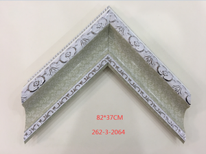 Blanc argent brillant couleur classique sculpté fleur pas cher en plastique <span class=keywords><strong>Photo</strong></span> cadre <span class=keywords><strong>photo</strong></span> pour hôtel décoration de la maison - Product Image 4