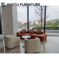 Ensemble de sièges modulaires souples et mobilier de restaurant moderne pour espace détente du personnel et zone de recrutement, qualité commerciale, certifié BIFMA, usine de Shunde