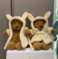 Peluche Ours Mignon JC 28cm Super Doux, Peluche Enfant 28-56cm, Ours en Peluche Personnage Anime, Doudou Confortable